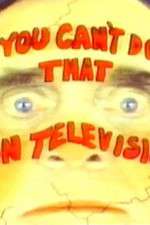 you can't do that on television tv poster