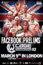 Watch Cage Warriors 52 Facebook Preliminary Fights Vodly