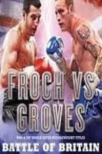 Watch Carl Froch vs George Groves Vodly