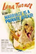 Watch Marriage Is a Private Affair Vodly