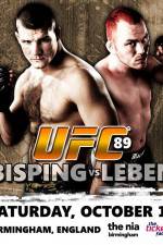 Watch UFC 89: Bisping v Leben Vodly