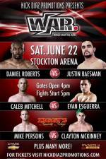 Watch Nick Diaz presents WAR MMA 1 Vodly