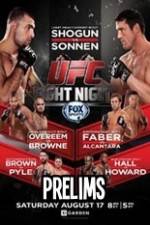 Watch UFC Fight Night 26 Preliminary Fights Vodly