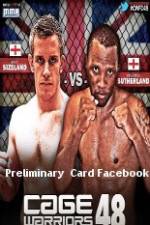 Watch Cage Warriors 48 Preliminary Card Facebook Vodly