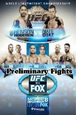 Watch UFC On Fox Henderson vs Diaz Preliminary Fights Vodly