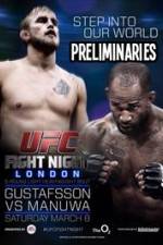 Watch UFC Fight Night 38: Gustafsson vs. Manuwa Preliminaries Vodly