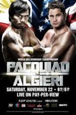 Watch Manny Pacquiao vs Chris Algieri Vodly