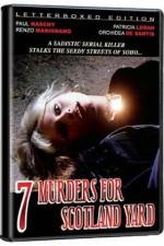 Watch Seven Murders for Scotland Yard Vodly