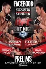 Watch UFC Fight Night 26 Facebook Prelims Vodly