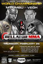 Watch Bellator 91 Christian MPumbu vs. Attila Vegh Vodly