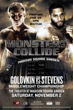 Watch Gennady Golovkin vs Curtis Stevens Vodly