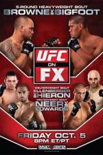 Watch UFC on FX 5 Browne Vs Bigfoot Vodly